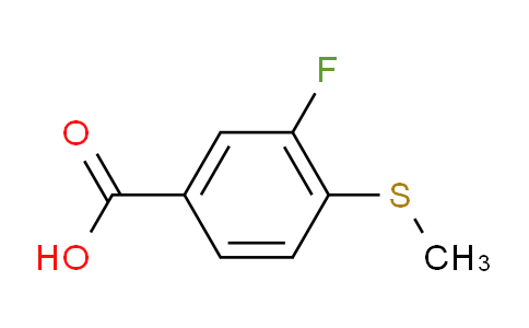 3-Fluoro-4-(methylthio)benzoic acid