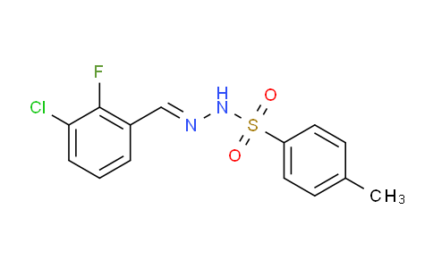 N'-(3-chloro-2-fluorobenzylidene)-4-methylbenzenesulfonohydrazide