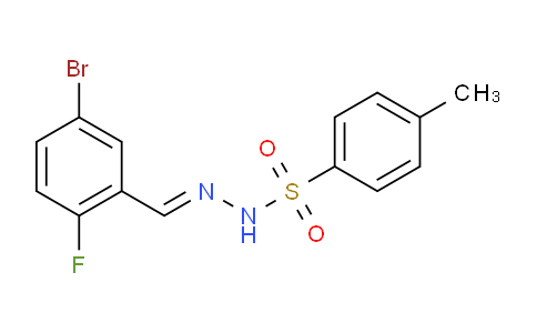 N'-(5-bromo-2-fluorobenzylidene)-4-methylbenzenesulfonohydrazide