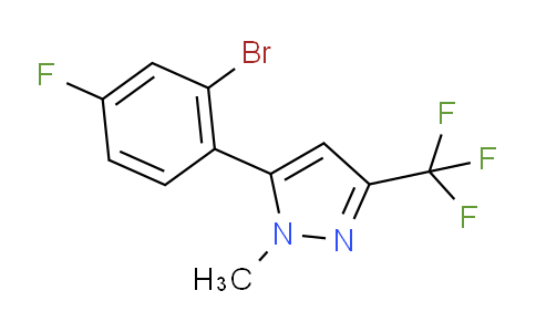 5-(2-bromo-4-fluorophenyl)-1-methyl-3-(trifluoromethyl)-1H-pyrazole