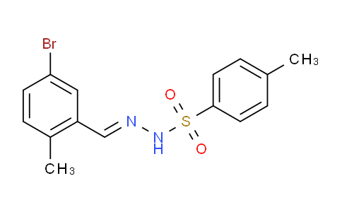 N'-(5-bromo-2-methylbenzylidene)-4-methylbenzenesulfonohydrazide