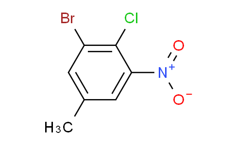 1-Bromo-2-chloro-5-methyl-3-nitrobenzene