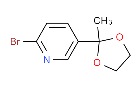 2-bromo-5-(2-methyl-1,3-dioxolan-2-yl)pyridine