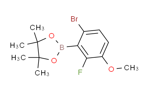 2-(6-bromo-2-fluoro-3-methoxyphenyl)-4,4,5,5-tetramethyl-1,3,2-dioxaborolane