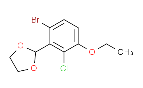 2-(6-bromo-2-chloro-3-ethoxyphenyl)-1,3-dioxolane
