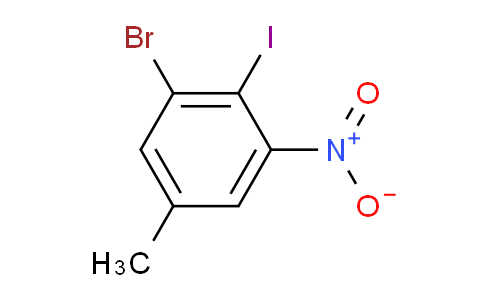 1-Bromo-2-iodo-5-methyl-3-nitrobenzene