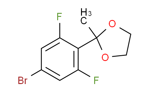 2-(4-bromo-2,6-difluorophenyl)-2-methyl-1,3-dioxolane