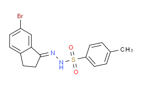 N'-(6-bromo-2,3-dihydro-1H-inden-1-ylidene)-4-methylbenzenesulfonohydrazide