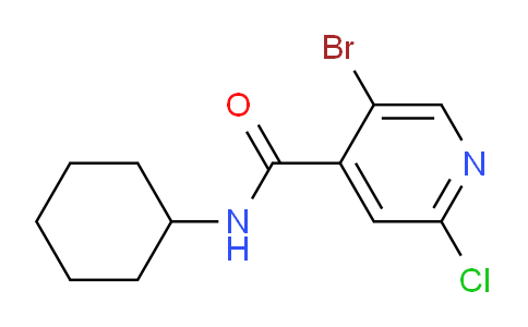 5-bromo-2-chloro-N-cyclohexylisonicotinamide