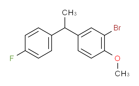 2-溴-4-(1-(4-氟苯基)乙基)-1-甲氧基苯