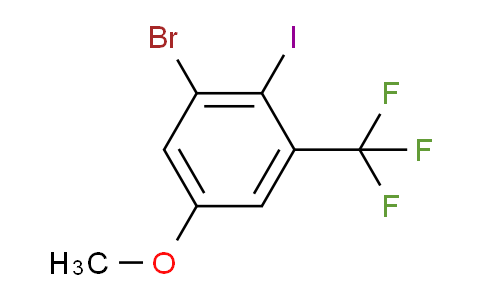 1-bromo-2-iodo-5-methoxy-3-(trifluoromethyl)benzene