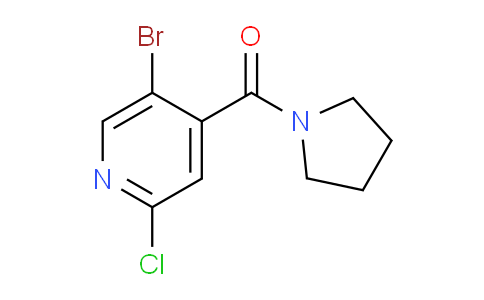 (5-bromo-2-chloropyridin-4-yl)(pyrrolidin-1-yl)methanone