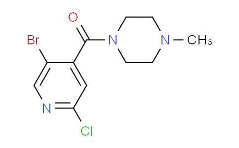 (5-bromo-2-chloropyridin-4-yl)(4-methylpiperazin-1-yl)methanone