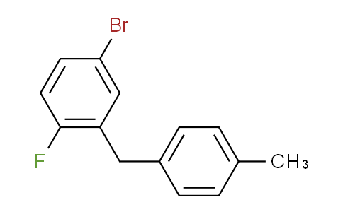 4-bromo-1-fluoro-2-(4-methylbenzyl)benzene