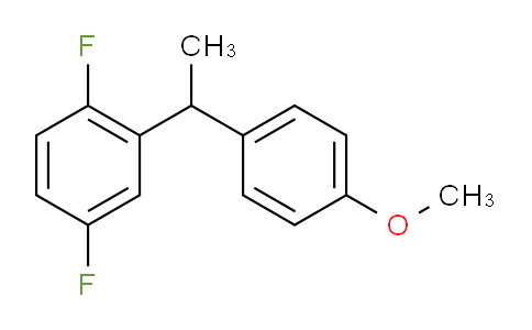 1,4-difluoro-2-(1-(4-methoxyphenyl)ethyl)benzene