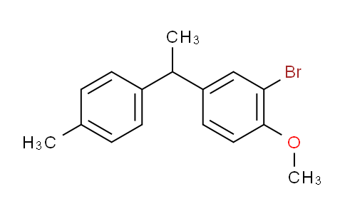 2-bromo-1-methoxy-4-(1-(p-tolyl)ethyl)benzene