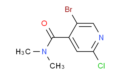 5-bromo-2-chloro-N,N-dimethylisonicotinamide