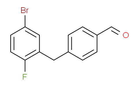 4-(5-bromo-2-fluorobenzyl)benzaldehyde