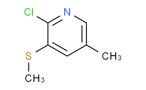 2-chloro-5-methyl-3-(methylthio)pyridine