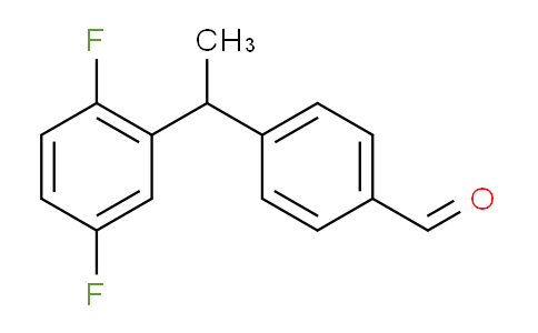 4-(1-(2,5-difluorophenyl)ethyl)benzaldehyde