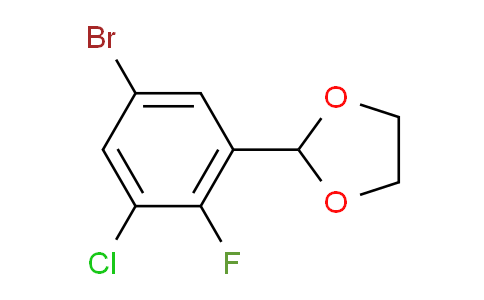 2-(5-bromo-3-chloro-2-fluorophenyl)-1,3-dioxolane