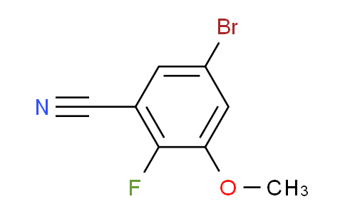5-bromo-2-fluoro-3-methoxybenzonitrile