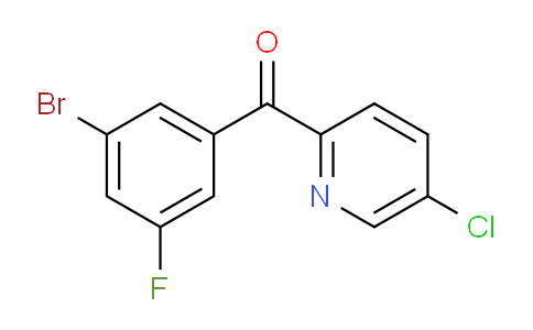 (3-bromo-5-fluorophenyl)(5-chloropyridin-2-yl)methanone