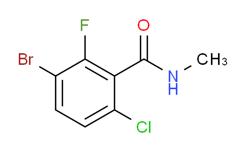 3-bromo-6-chloro-2-fluoro-N-methylbenzamide