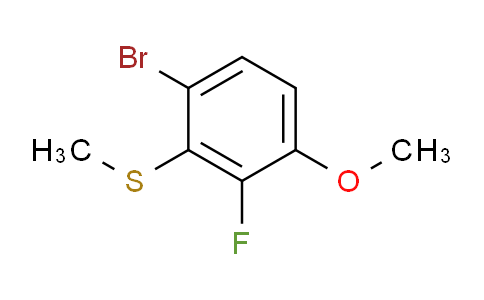 (6-溴-2-氟-3-甲氧基苯基)(甲基)硫烷