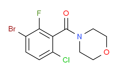 (3-bromo-6-chloro-2-fluorophenyl)(morpholino)methanone