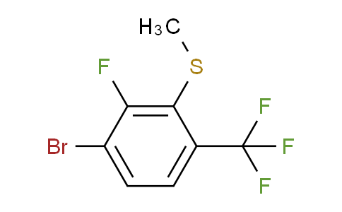 (3-bromo-2-fluoro-6-(trifluoromethyl)phenyl)(methyl)sulfane