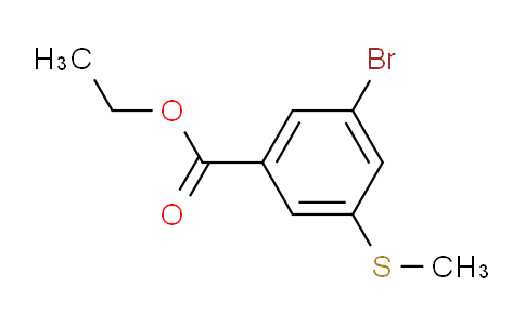ethyl 3-bromo-5-(methylthio)benzoate