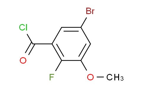 5-Bromo-2-fluoro-3-methoxybenzoyl chloride