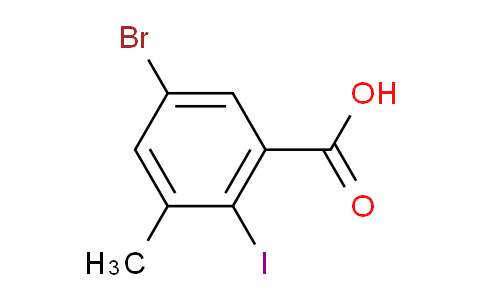 5-bromo-2-iodo-3-methylbenzoic acid