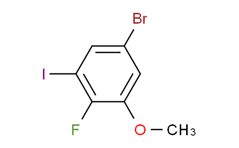 5-bromo-2-fluoro-1-iodo-3-methoxybenzene