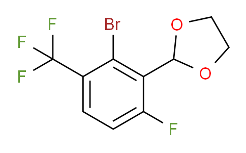 2-(2-bromo-6-fluoro-3-(trifluoromethyl)phenyl)-1,3-dioxolane
