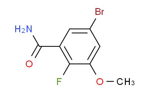 5-Bromo-2-fluoro-3-methoxybenzamide