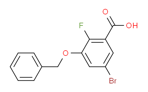 3-(benzyloxy)-5-bromo-2-fluorobenzoic acid