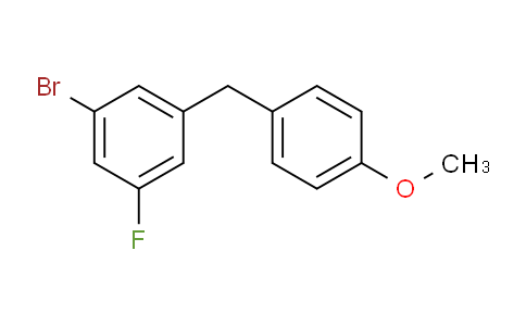 1-Bromo-3-fluoro-5-(4-methoxybenzyl)benzene