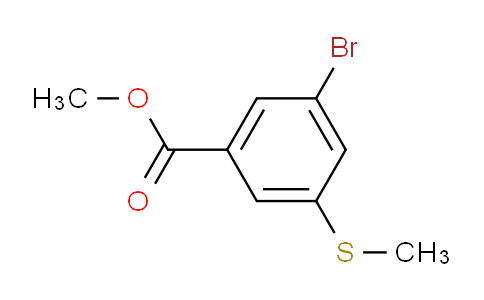 methyl 3-bromo-5-(methylthio)benzoate