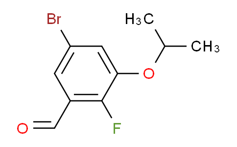 5-bromo-2-fluoro-3-isopropoxybenzaldehyde