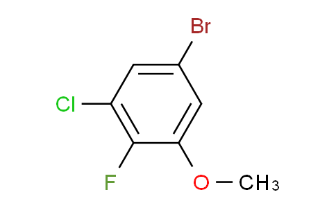 5-bromo-1-chloro-2-fluoro-3-methoxybenzene