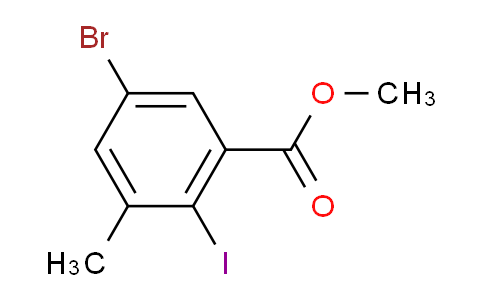 methyl 5-bromo-2-iodo-3-methylbenzoate