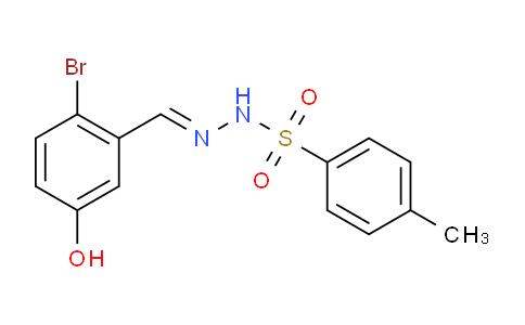 N'-(2-bromo-5-hydroxybenzylidene)-4-methylbenzenesulfonohydrazide