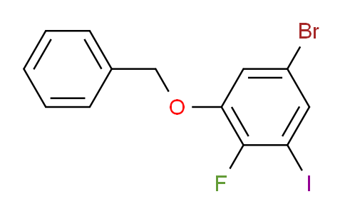 1-(benzyloxy)-5-bromo-2-fluoro-3-iodobenzene
