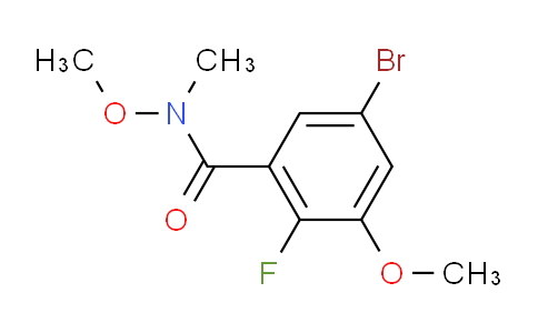 5-Bromo-2-fluoro-N,3-dimethoxy-N-methylbenzamide