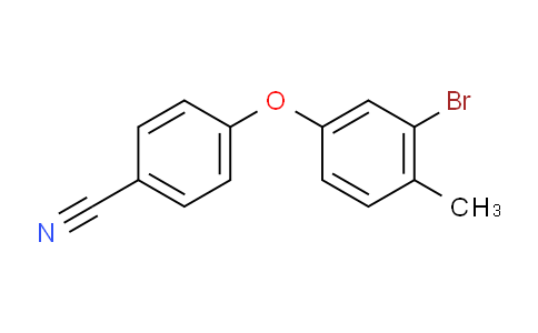 4-(3-Bromo-4-methylphenoxy)benzonitrile