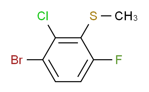 (3-Bromo-2-chloro-6-fluorophenyl)(methyl)sulfane