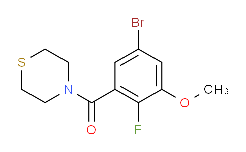 (5-Bromo-2-fluoro-3-methoxyphenyl)(thiomorpholino)methanone