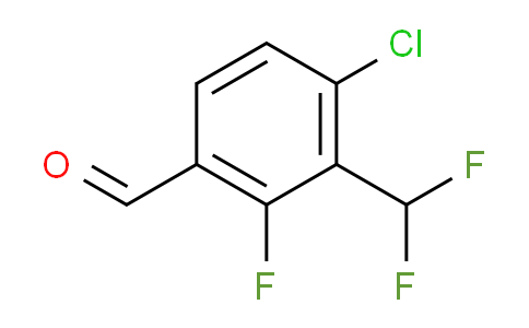 4-Chloro-3-(difluoromethyl)-2-fluorobenzaldehyde